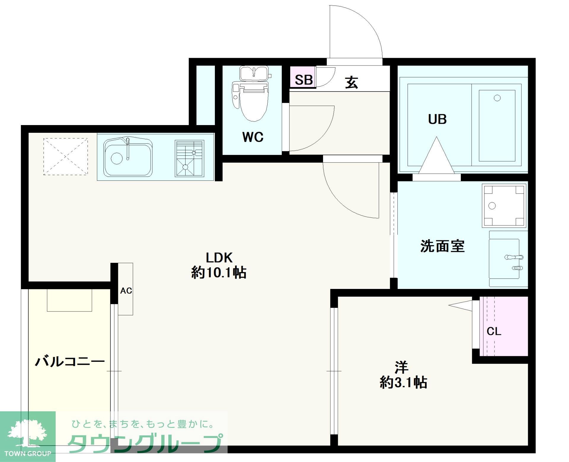Jack shimofujisawa IIの物件間取画像