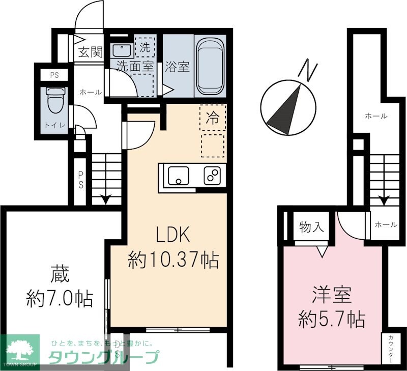 roUte residenceの物件間取画像