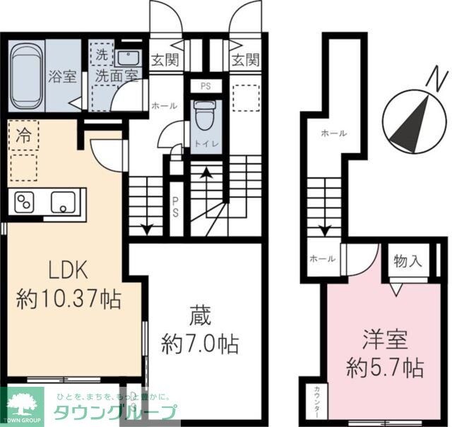 roUte residenceの物件間取画像