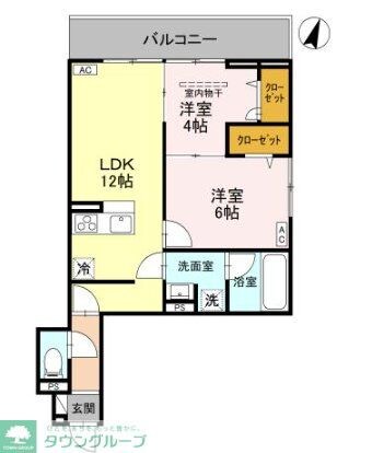 D-sereno緑町の物件間取画像