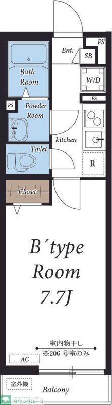 リブリ・サンライズフジミの物件間取画像