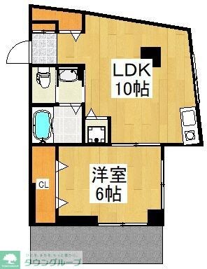 アモーレ所沢の物件間取画像