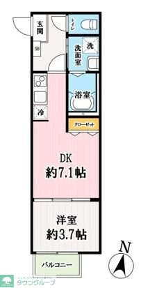 キャメル西所沢プレミアの物件間取画像