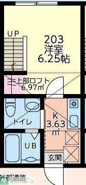 ミラージュの物件間取画像