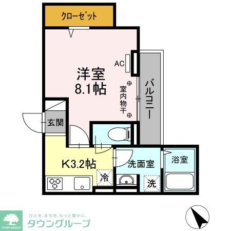 メゾンボヌールの物件間取画像