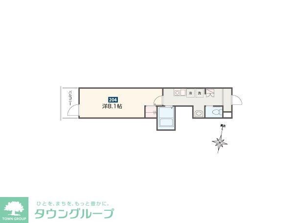 クラブレジデンス東青梅の物件間取画像