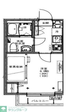KEIAI RESIDENCE 西所沢の物件間取画像