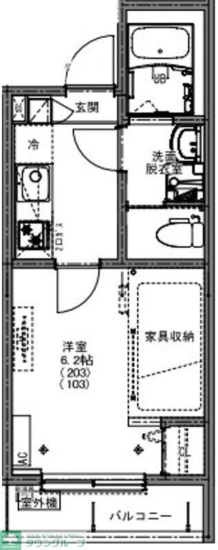 KEIAI RESIDENCE 西所沢の物件間取画像