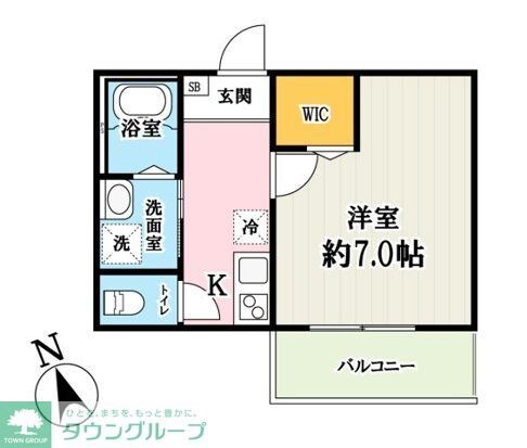 (仮称)キャメル所沢狭山ヶ丘3Cの物件間取画像