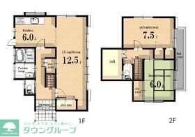 寺竹貸家の物件間取画像