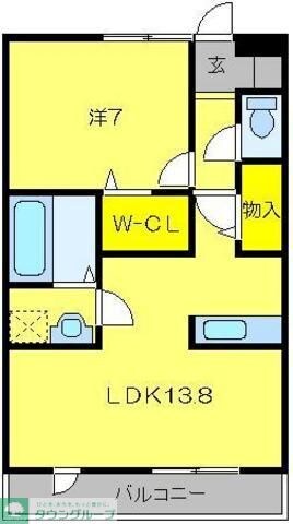 エスポワール神明の物件間取画像