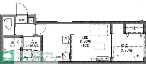 KEIAI RESIDENCE 狭山ヶ丘の物件間取画像