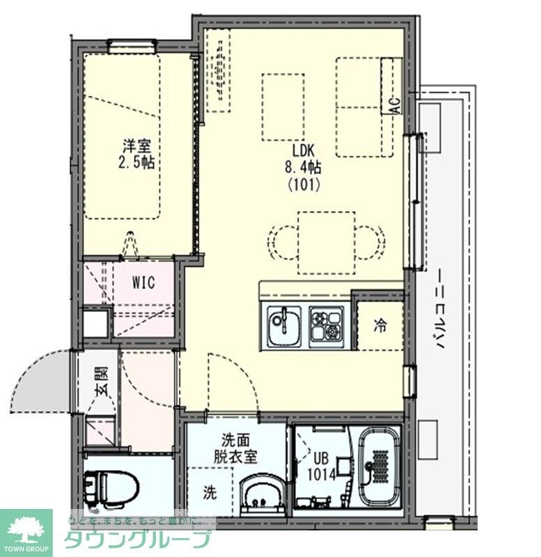 KLEIS川越の物件間取画像