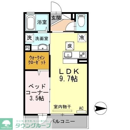 アニバーサリーの物件間取画像