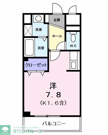 インビック拝島の物件間取画像