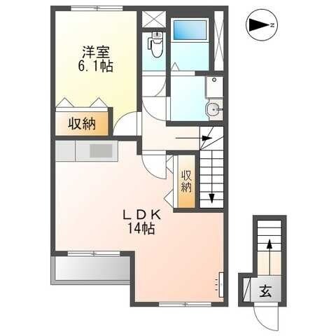 アミューズの物件間取画像
