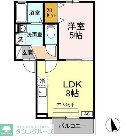 セジュールの物件間取画像