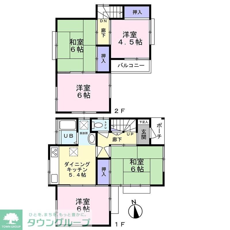 小川町1丁目戸建の物件間取画像