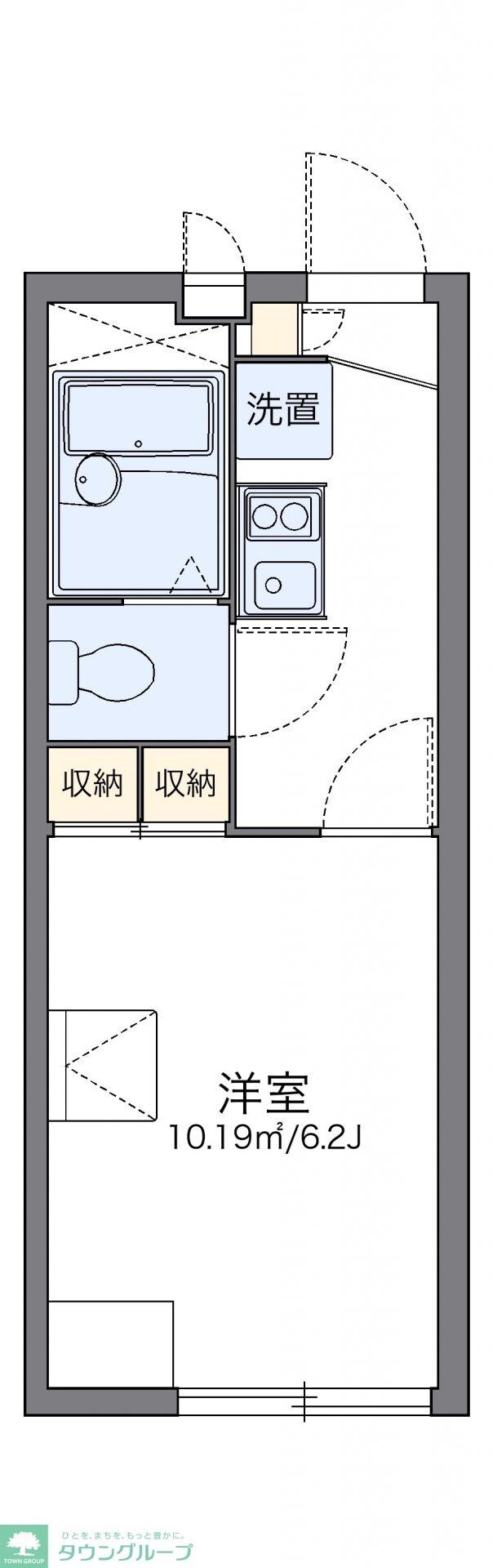 レオパレスピーヌスの物件間取画像