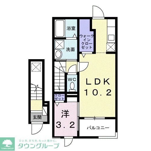 クオーレ国立の物件間取画像
