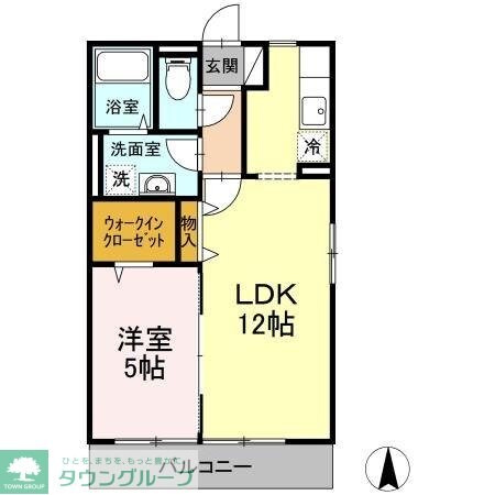 ヴィルヌーブの物件間取画像