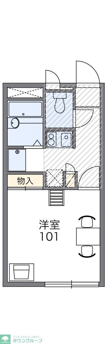レオパレス北町の物件間取画像