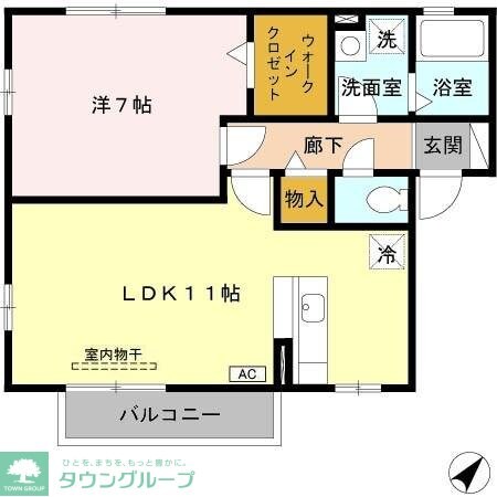 ブリック東松原の物件間取画像