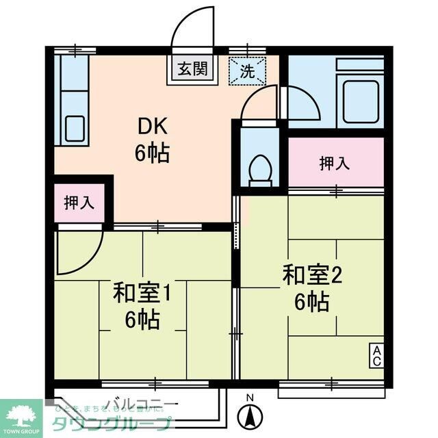コーポ・5の物件間取画像