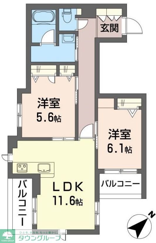 ブルームの物件間取画像