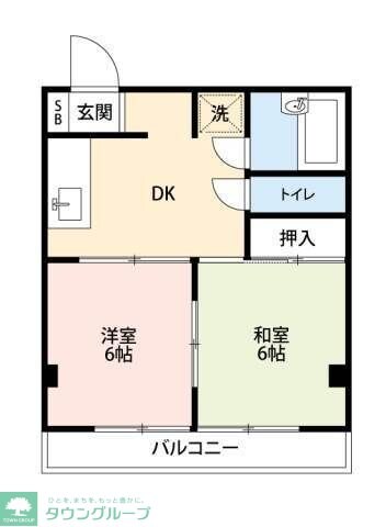 カーサハシモトの物件間取画像