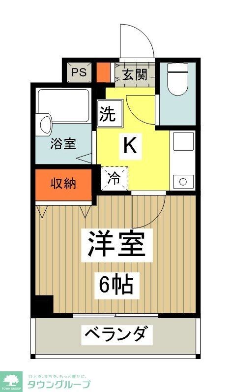 びおら女子学生寮の物件間取画像