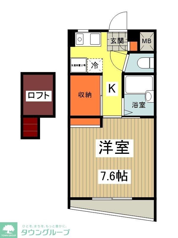 トリコロールピエテの物件間取画像