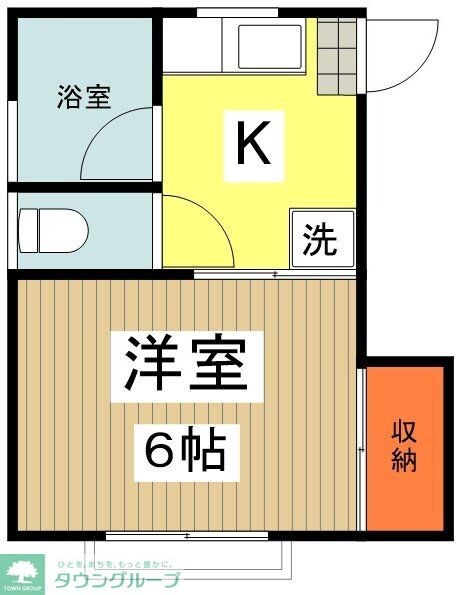 コーポ富士苑の物件間取画像