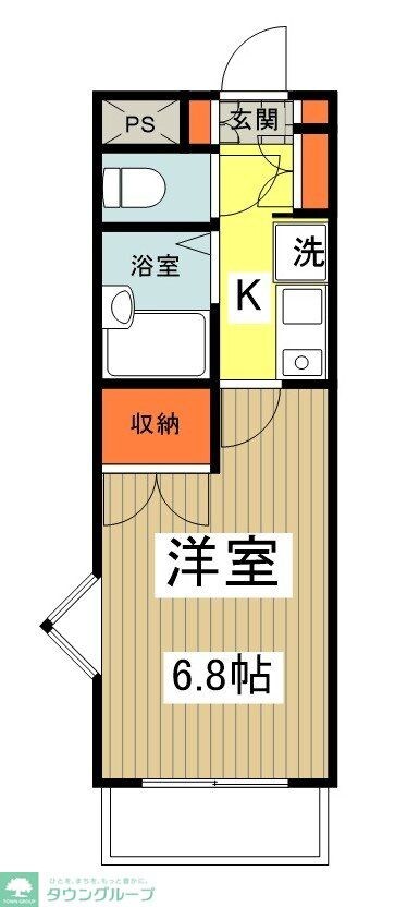 グランジュールMKの物件間取画像