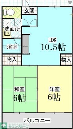 グリーンパーク田園19号の物件間取画像