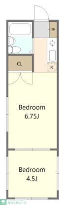 ロイヤル牛浜の物件間取画像