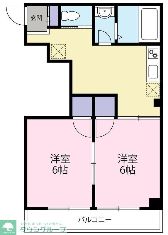 日発東中神ビルの物件間取画像