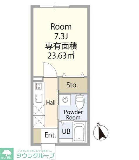 クレスト東村山の物件間取画像