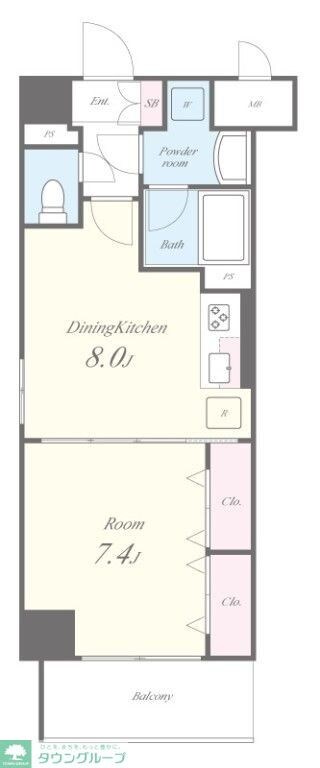 リッツ ラピスの物件間取画像
