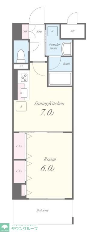 リッツ ラピスの物件間取画像