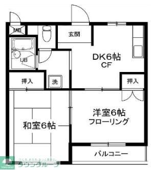 21サンハイムの物件間取画像