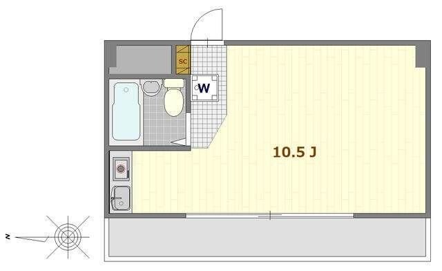 オーク・ビルの物件間取画像