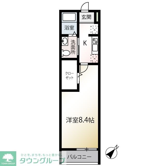 MQuarto拝島Iの物件間取画像