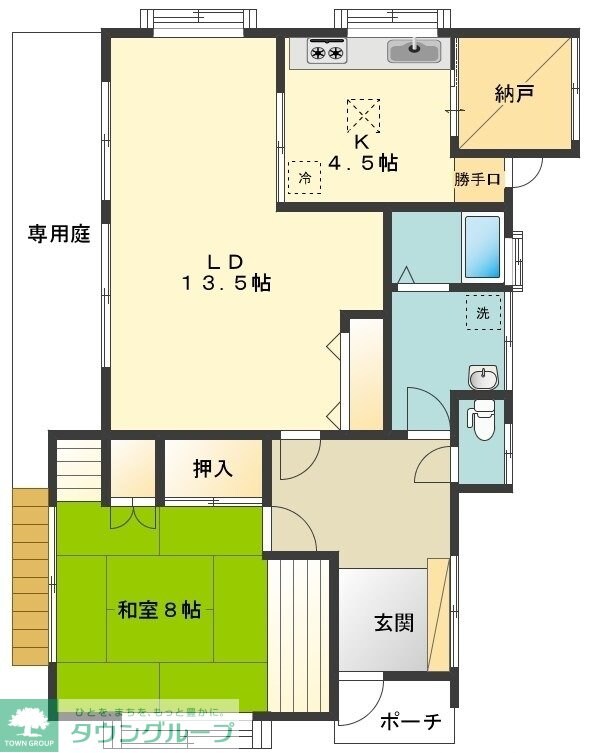 コーポ美園の物件間取画像