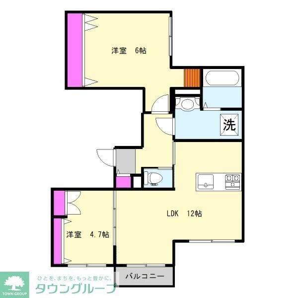 カントリーマム邦菊の物件間取画像