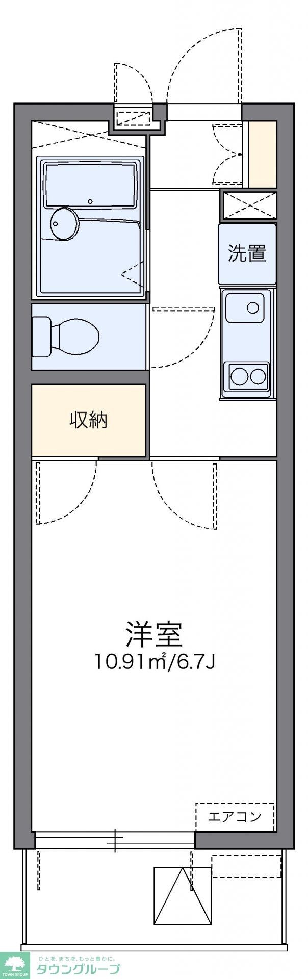 レオパレスヴァンルミエールの物件間取画像