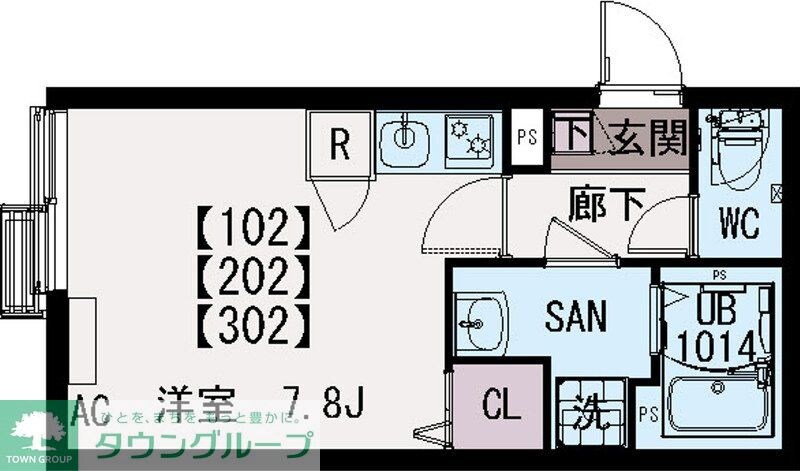 イクシオ Daita Valleyの物件間取画像