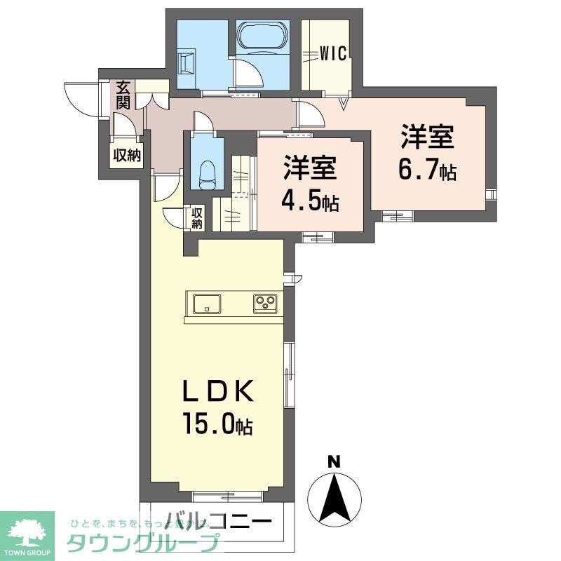 ルミチェーロの物件間取画像