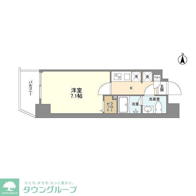 アルファコート蕨2の物件間取画像