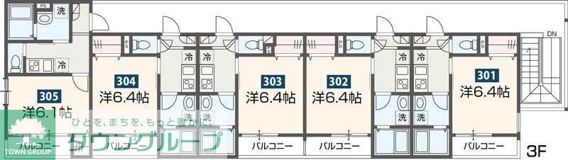 MELDIA西浦和IIの物件間取画像